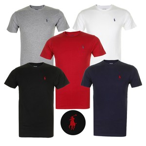 Polo-Ralph-Lauren-Men-039-s-Short-Sleeve-Crew-Neck-Logo-T-Shirt