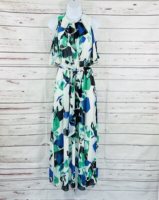 calvin klein green maxi dress Cold-Shoulder 20250612_MARKDOWNS