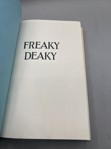 Freaky Deaky by Elmore Leonard (1988, HCwDJ) Signed by Author 1st Ed - Picture 14 of 18