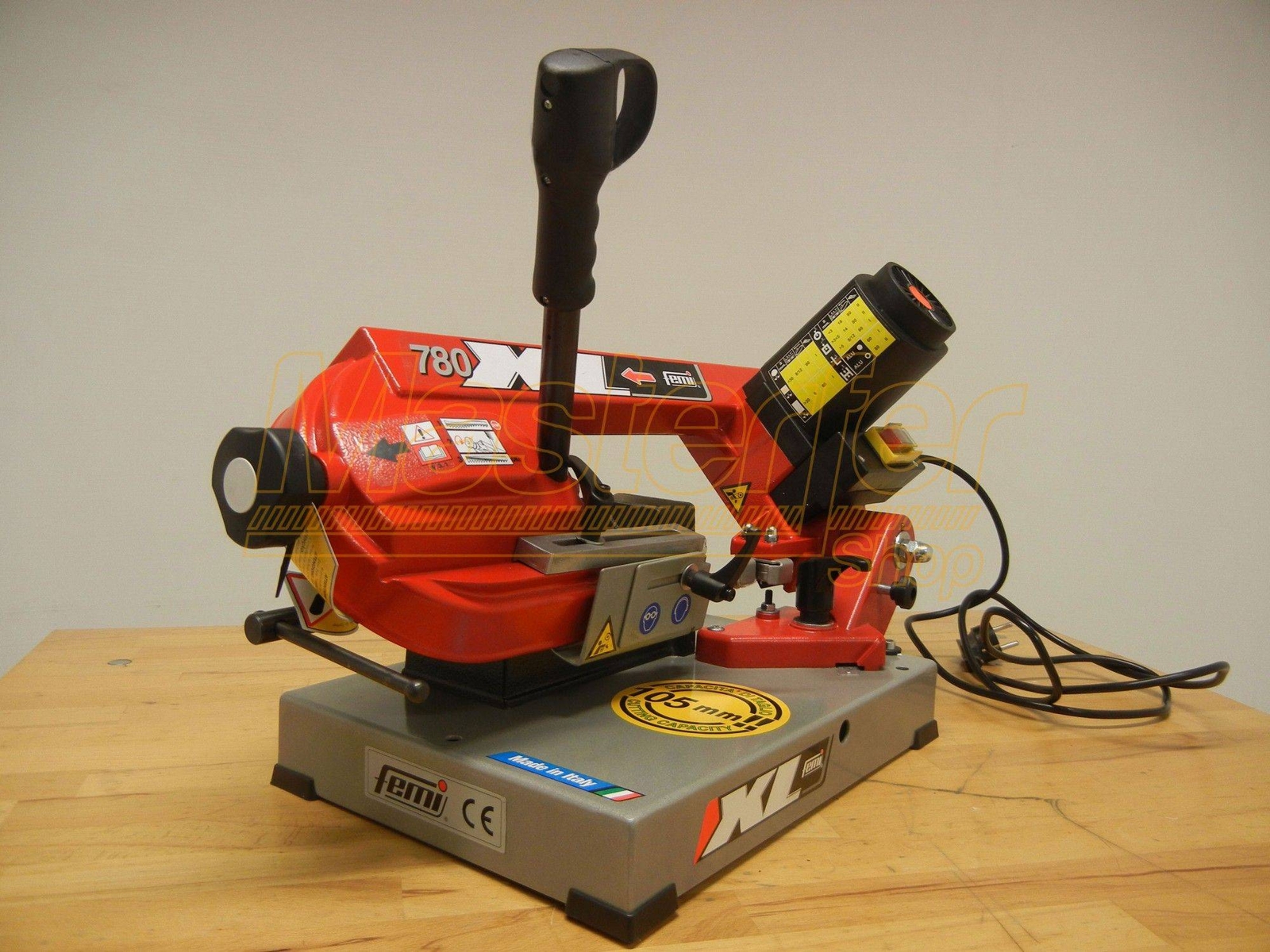 Segatrice a nastro Femi 780 XL, troncatrice per ferro sega inox - Foto 12 di 12