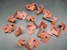 8 pcs NORS windshield lower reveal moulding clips 1965 1966 1967 Impala Belair 