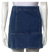 Balenciaga Denim Mini Skirt Size US 6
