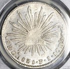 1835-Ga PCGS AU 58 Mexico 8 Reales Guadalajara Cap Rays Rare Coin (25012702C)