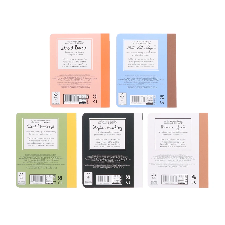 Little People, Big Dreams: Genius Mens 5 Books Collection Set - Ages 2-4 - BB - Image 3 of 4