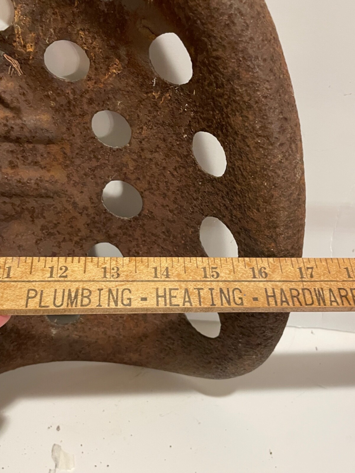 Vintage Large 17” Metal Tractor Seat eBay