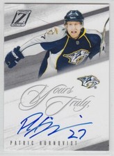2010-11 PANINI ZENITH PATRIC HORNQVIST HARD AUTO Yours Truly #PH Autograph Pens