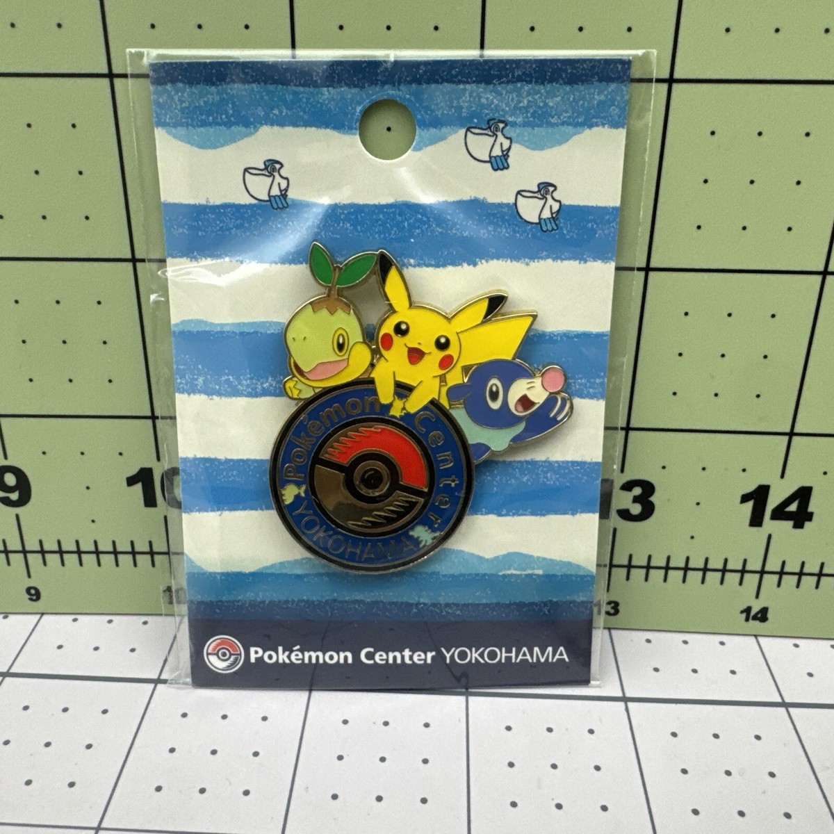 Pokemon Center Yokohama Pin Lapel Badge Authentic Pokémon