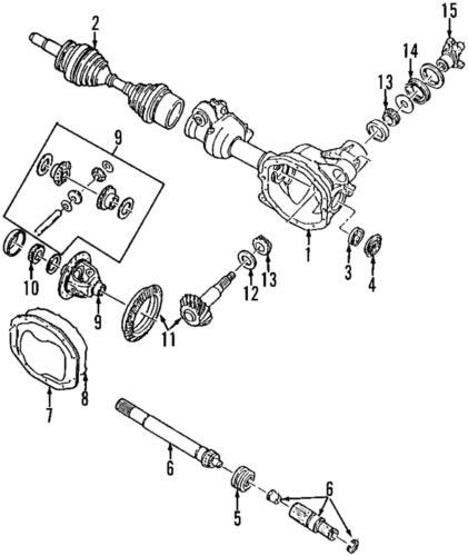 Rodamientos de piñón para Ford (N/P YL8Z-4621-BA)