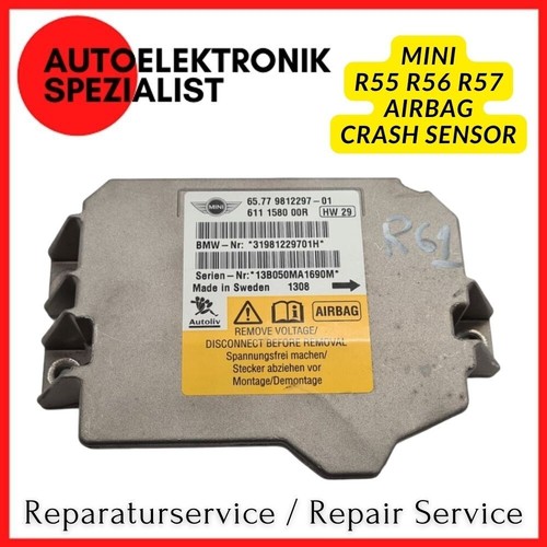 ⭐Reparaturservice/Repair Service Airbag Steuergeräte MINI R55 R56 R57 ...