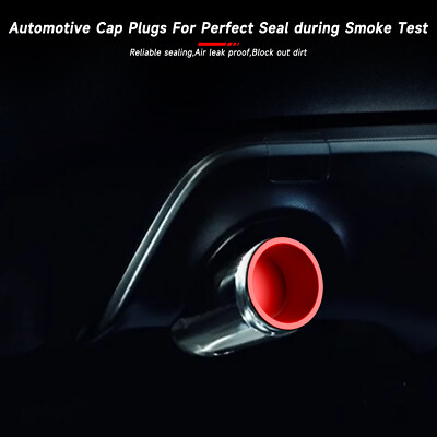 ANCEL 23 Piece Automotive Smoke Machine Red Cap Plugs Kit For S100