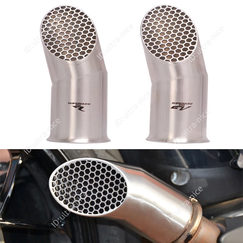 Motorcycle Silver Slip-on Muffler Modified Exhaust Pipe for 1290 Super Duke R GT