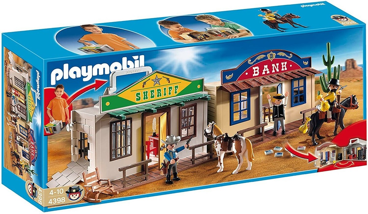 Playmobil 4398 My Take Along Western City RARE | eBay