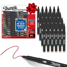 Creative Markers Variety Pack, Water-Based Acrylic Paint Markers, Fine Tip, A...