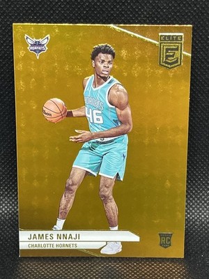 2023-24 Donruss Elite Orange RC James Nnaji Charlotte Hornets Rookie