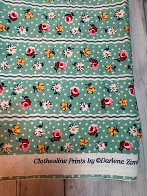 Darlene Zimmerman cotton fabric Clothesline prints 30's repros Choice