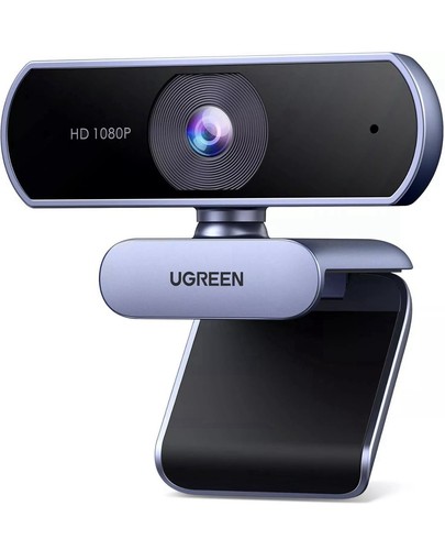 UGREEN USB Webcam, Full HD 1080P/30fps Webcam for PC, Webcam with Microphone.