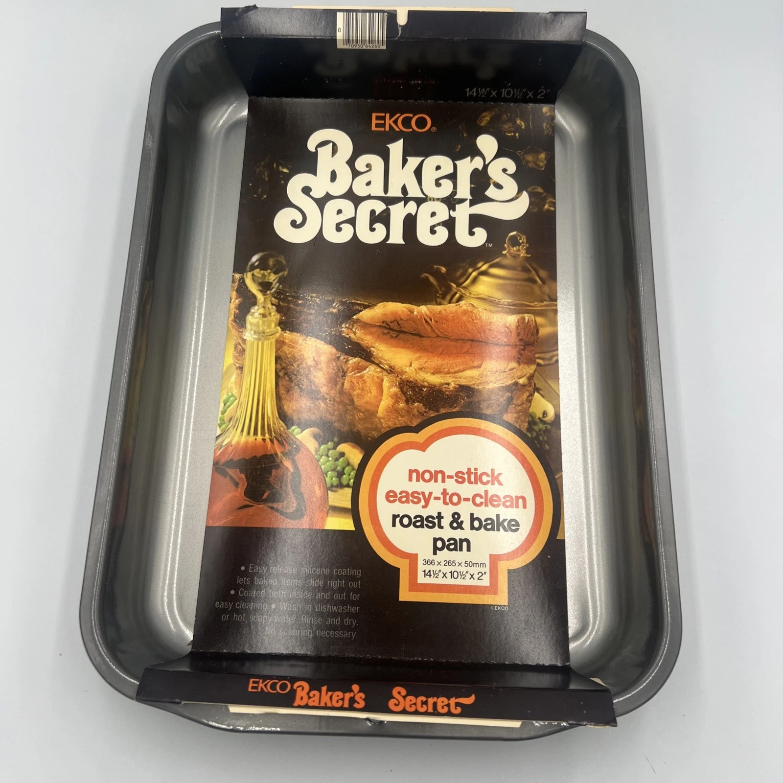 Vintage Ecko Baker’s Secret Non-Stick Roast & Bake Pan Large 14.5 x 10.5