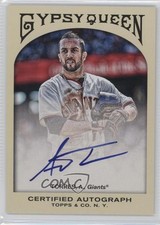 2011 Topps Gypsy Queen Auto Andres Torres #GQA-AT Auto 2n9