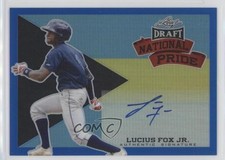 2015 Leaf Metal Draft National Pride Blue Prismatic 18/25 Lucius Fox Jr Auto 0w8