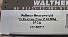 Walthers HO 932-10211 Denver & Rio Grande Pullman Heavyweight 14 Section — photo 2