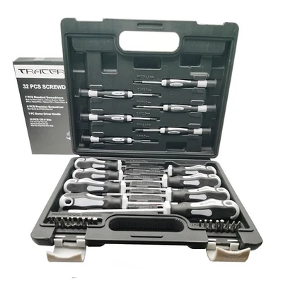 TRACER Schraubendreher Schraubenzieher Set 32teilig Kreuz Schlitz Torx
