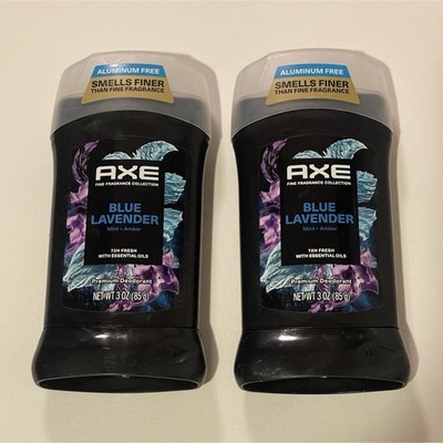 AXE Fine Fragrance Blue Lavender Aluminum-Free Deodorant Stick, 3 oz, 2 ct