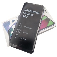 New Blue Samsung Galaxy A40 64GB 4G Unlocked Dual SIM ✔ SM-A405FN/DS Android 9