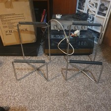 IKEA Kompass Vintage Hi-Fi Speaker Stands, angled , Collapsable, Solid,  Pair