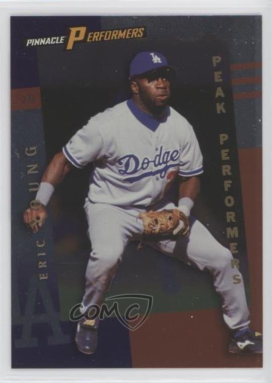 1998 Pinnacle Performers Peak Performers Eric Young #98 11pj