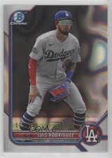 2022 Bowman Chrome Prospects Lava Refractor 113/399 Luis Rodriguez #BCP-47 4dv