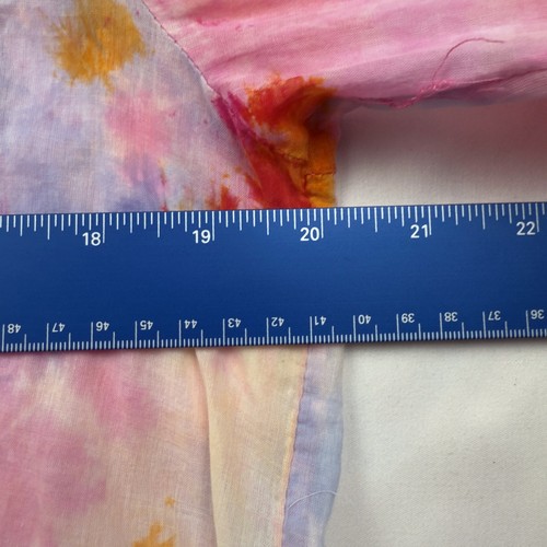 Anthropologie Pilcro MEDIUM The Cate klassisches rosa Batik Button-Down-Hemd - Bild 8 von 9