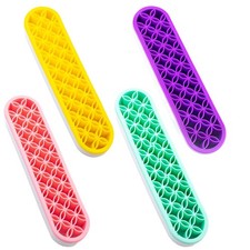 4 PCS Multicolored Silicone Desktop Makeup Brush Holder Stands Drying