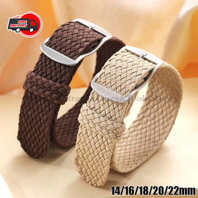 Premium Nylon Canvas Woven Watch Strap Band Universal 14/18/20/22mm Replacement