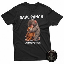 Save Punch Trendy Japanese Macaque Monkey T-Shirt