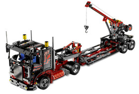 LEGO Technic 8285 Huge 24x16x7" 2 in 1 Tow/ Big Rig Truck RARE 2006 Retired set