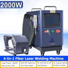 2000W 4 IN 1 Handheld Laser Welder Welding Cleaning Cutting Machine Air Cool US