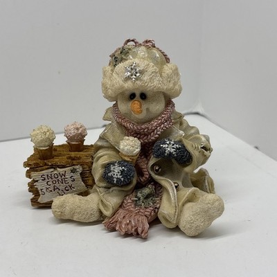 Boyds Bears Wee Folkstone Slurp Q. Isinglass #36500 Vintage Snowman