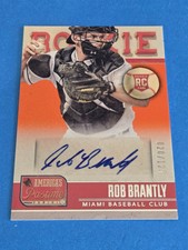 ROB BRANTLY  2013 PANINI AMERICA'S PASTIME BASE SET ROOKIE AUTOGRAPH CARD #272