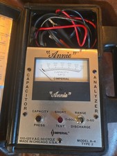 Annie A-4 Type 2 Capacitor Analyzer HVAC Tester Parts/Repair Vintage Guaranteed