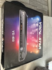 Vocal-Star VS-400 Karaoke Machine with 2 Microphones and Songs. No Remote. VGC