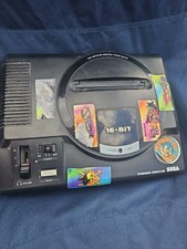 Sega Mega Drive Black Console Only (Untested) Sold As Seen