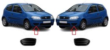 Neuf Lot De 2 Couvre Projecteur Pare-chocs Avant Pour FIAT PUNTO 2003-2010 Noir