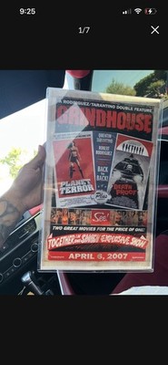 GRINDHOUSE DEATH PROOF PLANET TERROR ORIGINAL US ONE SHEET CINEMA POSTER