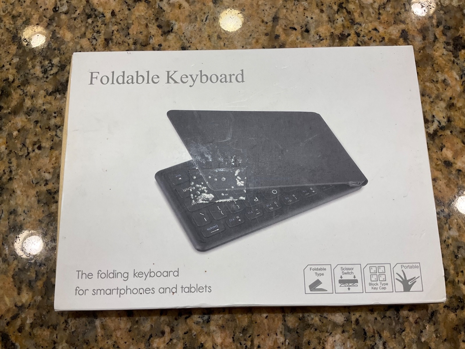 MoKo Foldable Bluetooth Keyboard [HB188] &ndash; Silver / Gray