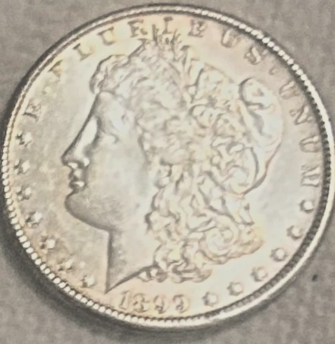 1899 O Morgan tons of luster with this AU coin bright & shiny free ship genuine+