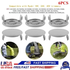 6PCS Trimmer Spool Cap Cover Replace for Ryobi AC14RL3A Trimmer 18V 24V 40V Part