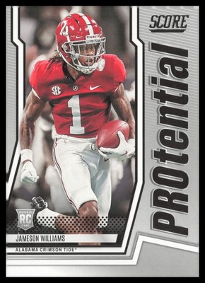 2022 Score #P-JW Jameson Williams Alabama Crimson Tide PROtential Football Card
