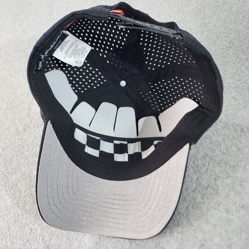 Quicksilver Rope Mesh Trucker Hat Adult OSFM Black Logo Surf Skate Snapback Cap - Picture 8 of 14
