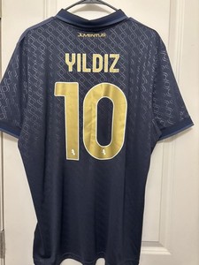 ユヴェントス YILDIZ 10 レプリカ XL セリエA仕様 フルパッチ adidas