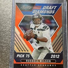 2022 Panini Absolute - Draft Diamonds Russell Wilson #DD-1 15/75 Clean!